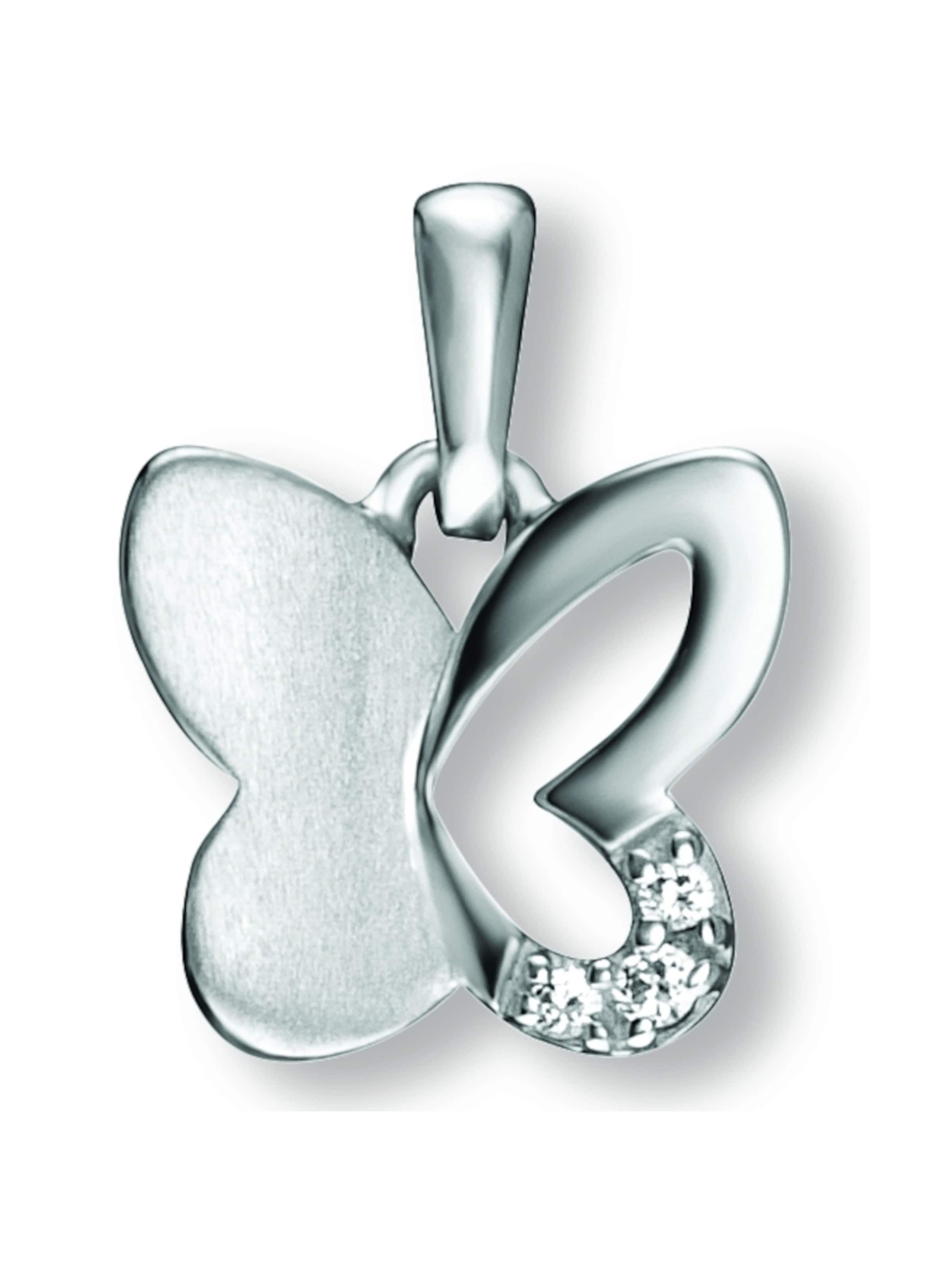 ONE ELEMENT Jewelry 'Schmetterling' in Silver: front