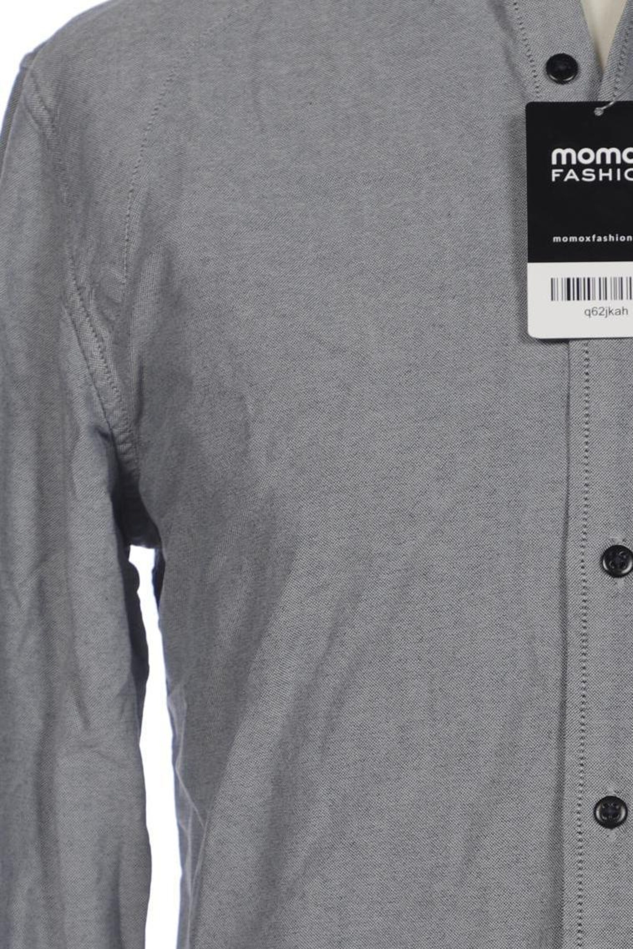DENHAM Button Up Shirt in L in Grey