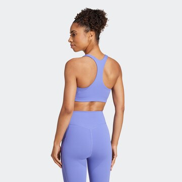 ADIDAS PERFORMANCE Korzetová Sportovní podprsenka 'PWI' – modrá