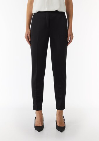 COMMA Slimfit Hose in Schwarz: Vorderseite