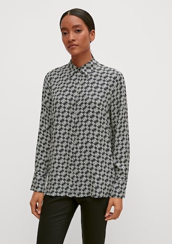 COMMA Bluse in Schwarz: Vorderseite