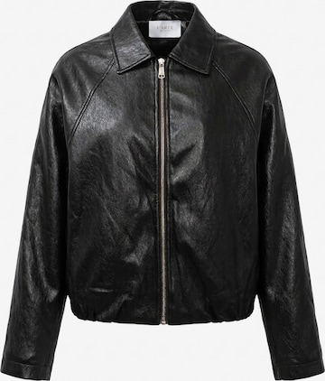 L'Arte Milano Between-season jacket in Black: front