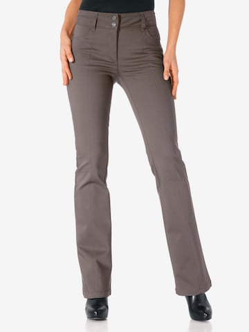 heine Flared Pants in Grey: front