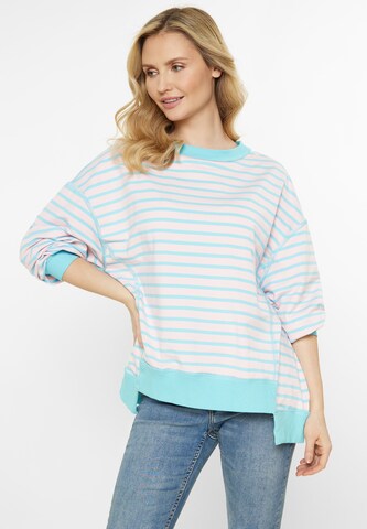 Sweat-shirt usha BLUE LABEL en rose : devant