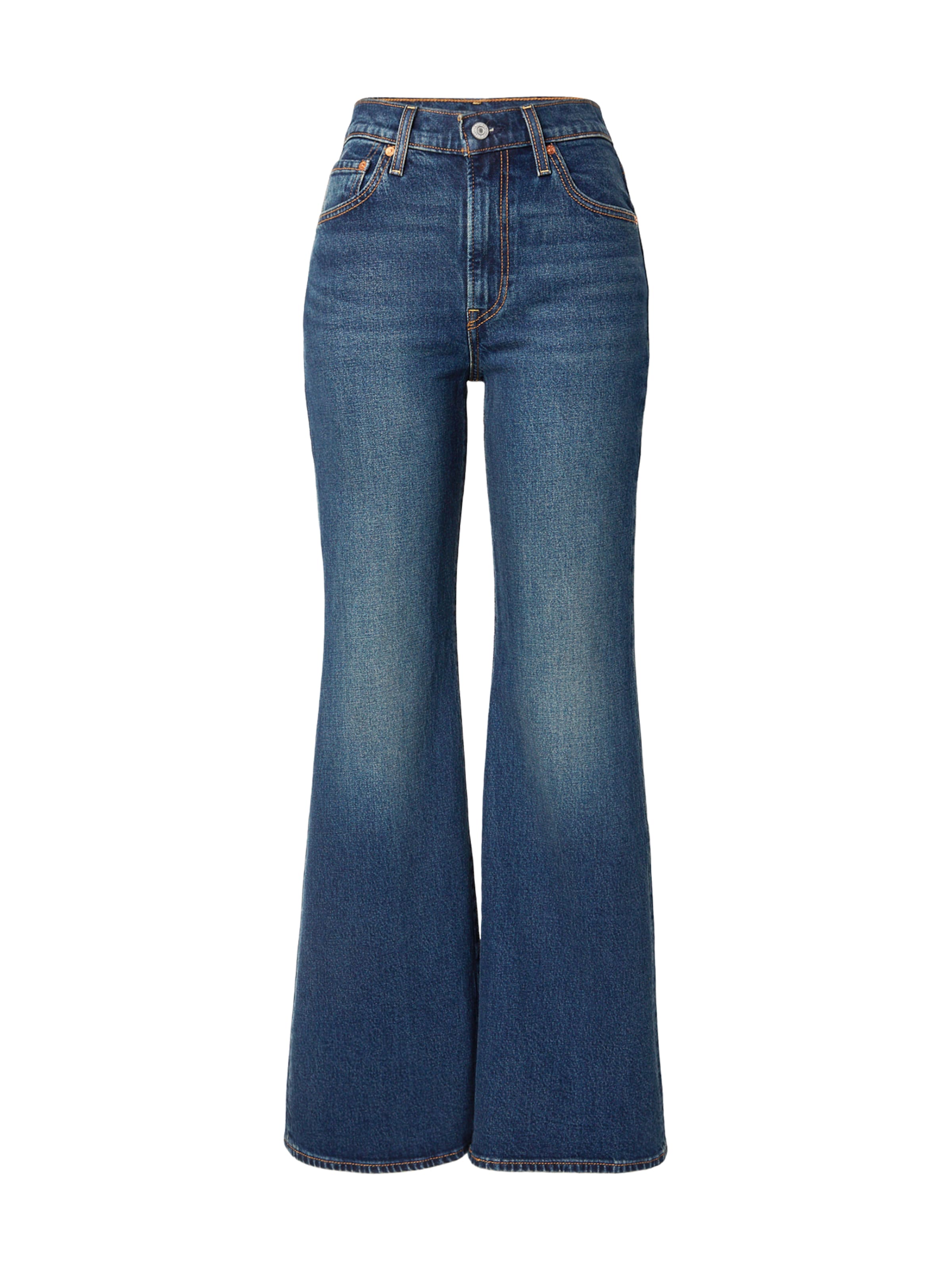 LEVI'S ® Teksapüksid 'RIBCAGE FLARE', värv sinine: eest vaates