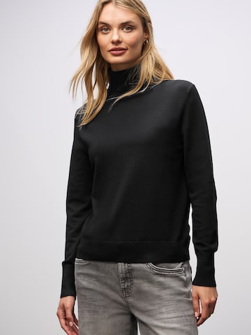 STREET ONE Sweater in Black: front