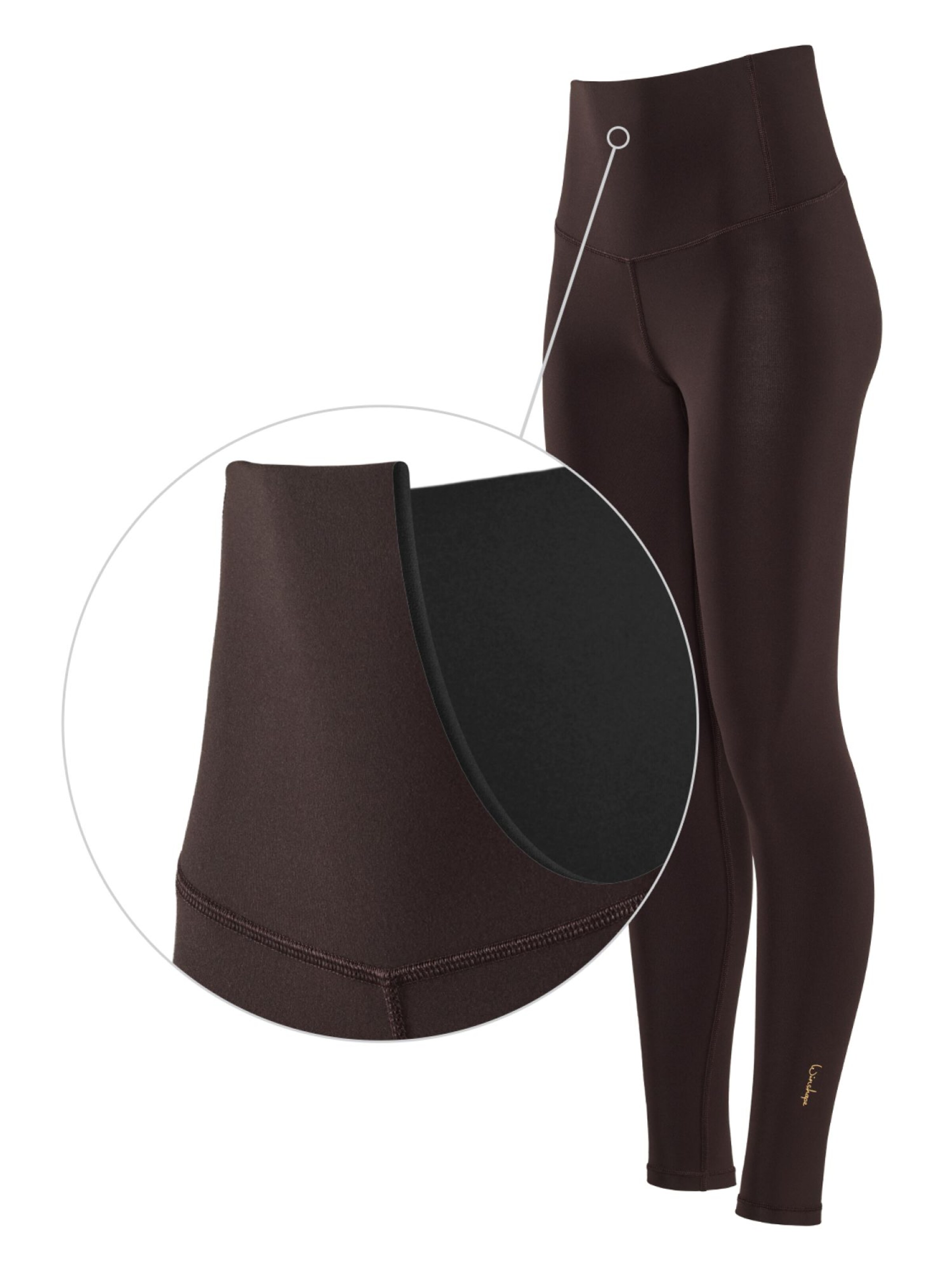 Winshape Слим Леггинсы 'HWL117C' в Коричневый