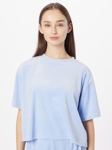 Gina Tricot Pajama shirt 'Matilda' in Blue: front