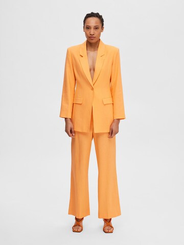 SELECTED FEMME Wide leg Pantalon in Oranje