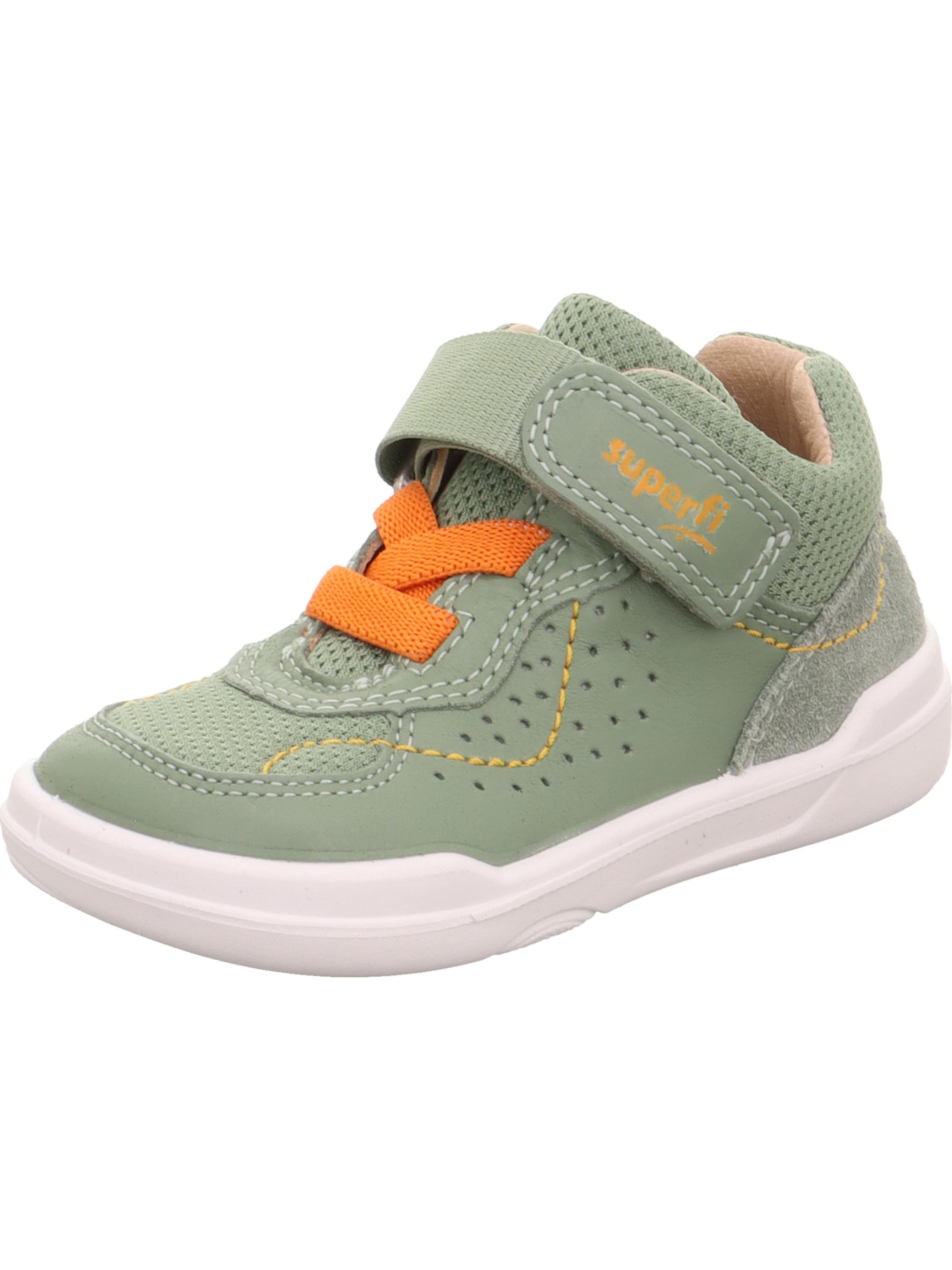 SUPERFIT First-Step Shoes 'Superfree' in Green: front