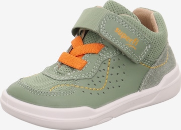 SUPERFIT First-Step Shoes 'Superfree' in Green: front