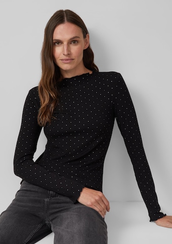 s.Oliver Shirt in Schwarz