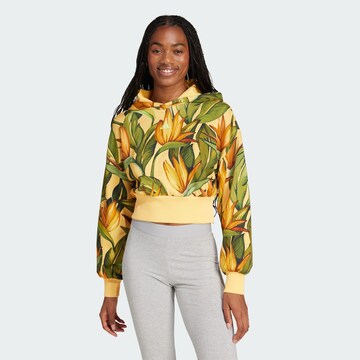 ADIDAS SPORTSWEAR Sports sweatshirt 'Adidas x Farm Rio' in Yellow: front