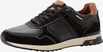 CAMEL ACTIVE ALLEY Oxford Schnürschuhe aus echtem Leder in Schwarz: Vorderseite