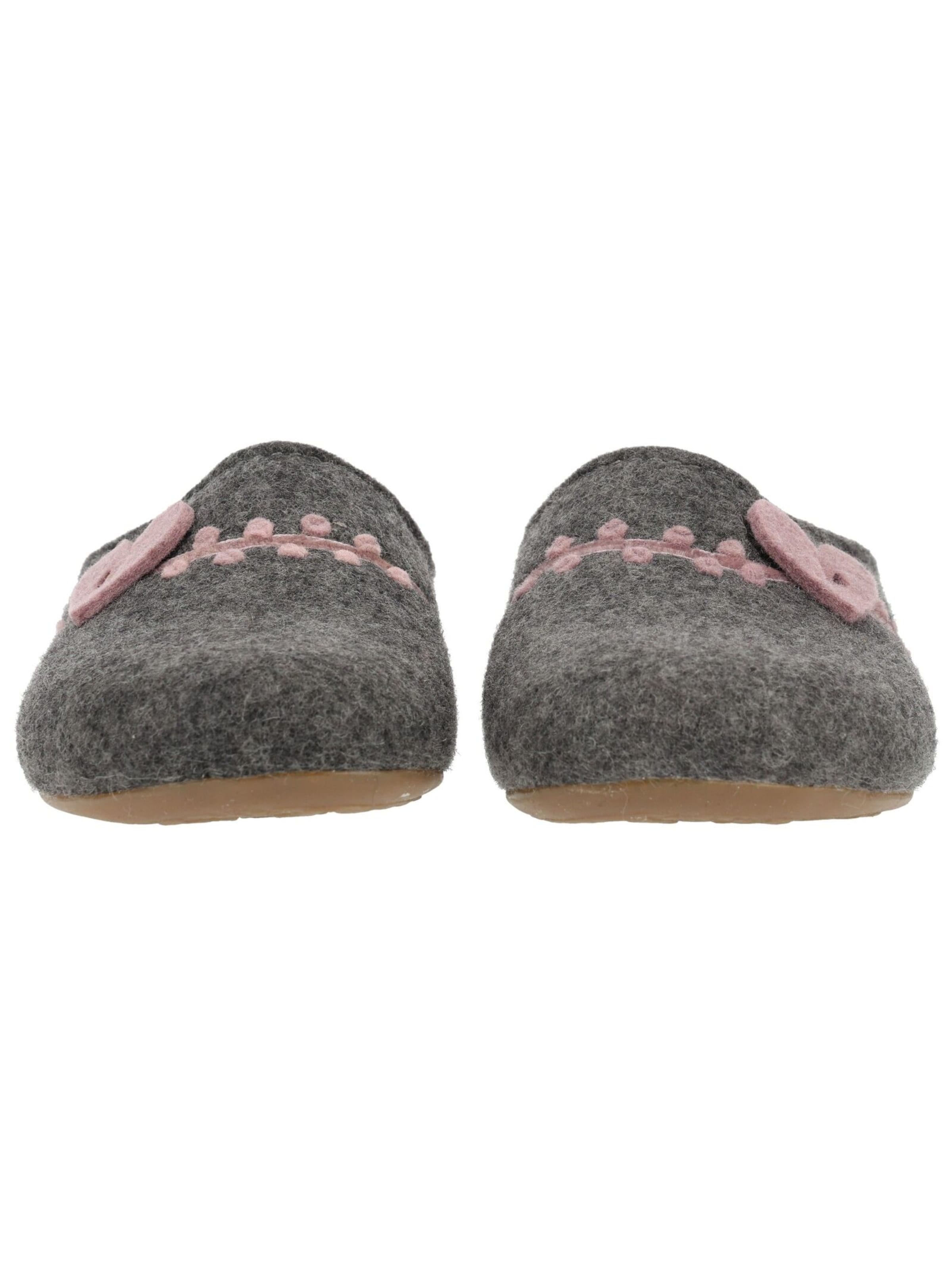 Pantoufle HAFLINGER en gris