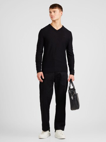 BOSS Sweater 'Avac' in Black