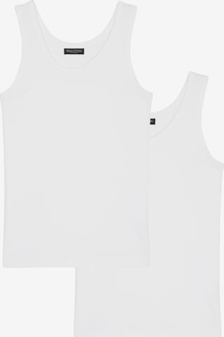 Maillot de corps ' Iconic Rib ' Marc O'Polo en blanc : devant