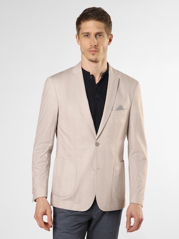 Coupe regular Veste de costume ' Maarten ' Finshley & Harding en beige : devant