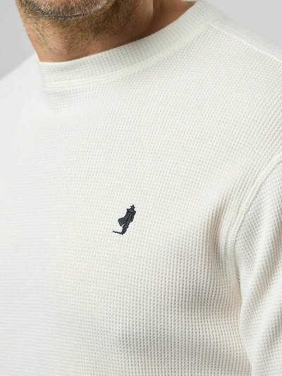 MCS Pull-over 'Drake' en noir / blanc cassé, Vue avec produit