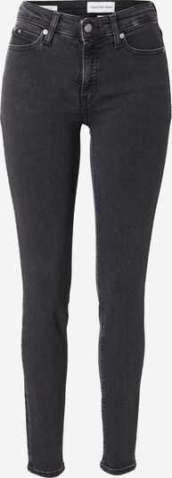 Calvin Klein Jeans Kavbojke 'MID RISE SKINNY' | črn denim barva, Prikaz izdelka