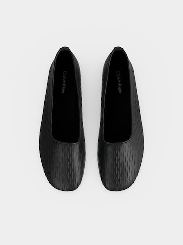 Calvin Klein Балетки 'OBLIQUE' в Черный