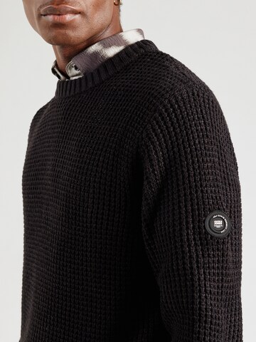 juoda JACK & JONES Megztinis 'JJLINK'