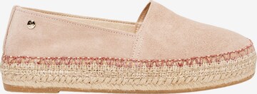 Alhamas Espadrilles 'Alpargata Plana' in Pink: Vorderseite