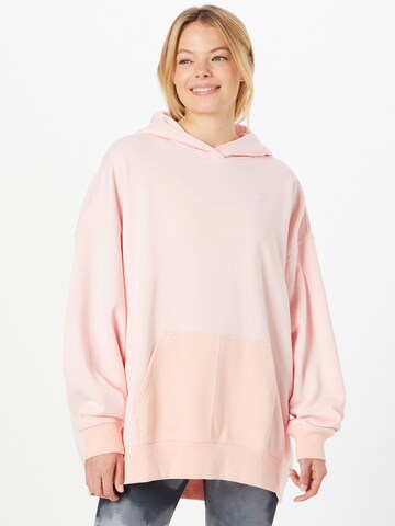 Bluză de molton de la Nike Sportswear pe roz: față