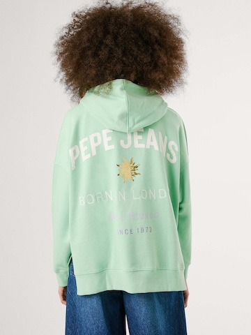 Pepe Jeans Sweatshirt 'Angy' in Grün: Vorderseite