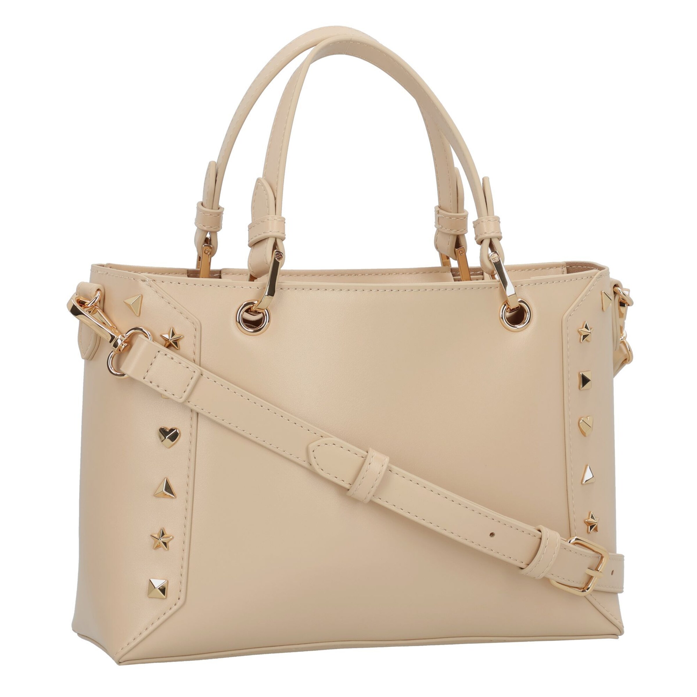 Love Moschino Handtas 'Timeless' in Beige