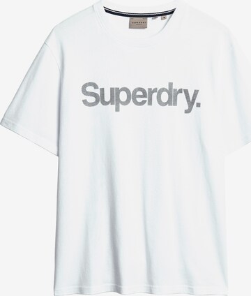 Maglietta di Superdry in bianco: frontale