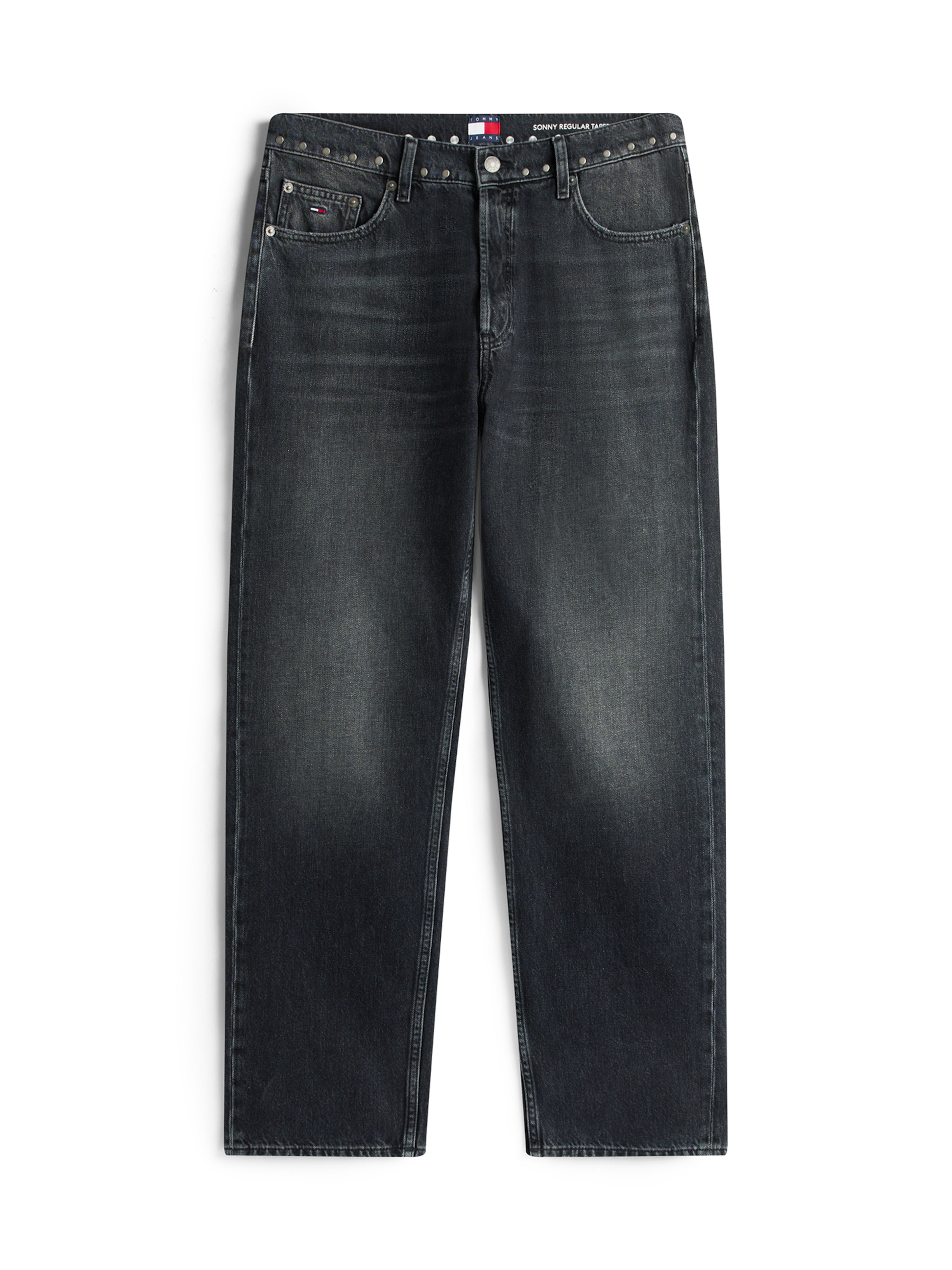 Tapered Jeans 'SONNY' de la Tommy Jeans pe negru: față
