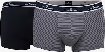 TOM TAILOR Boxerky – černá: přední strana