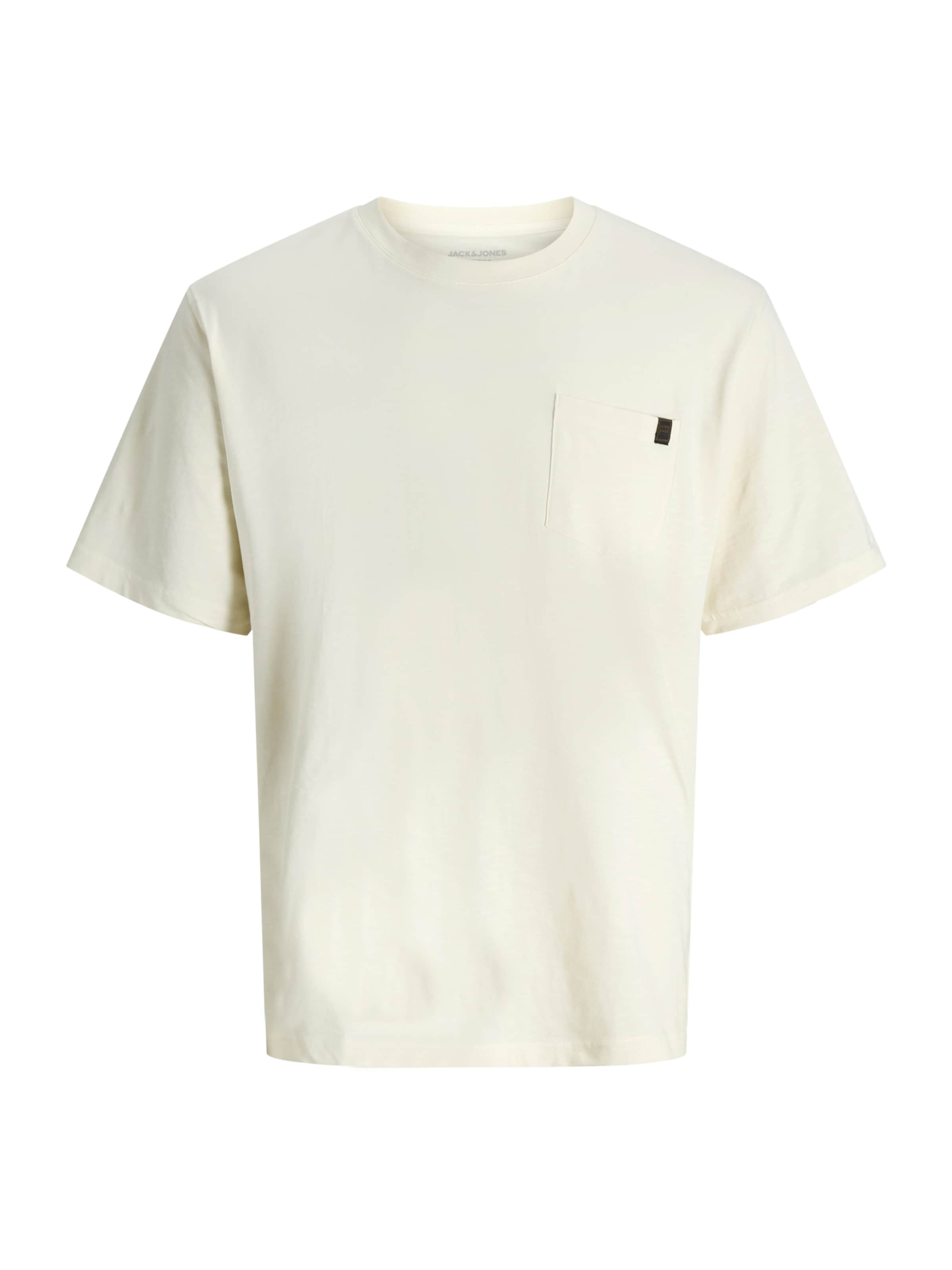 JACK & JONES T-Shirt 'JJEdover' in offwhite, Produktansicht