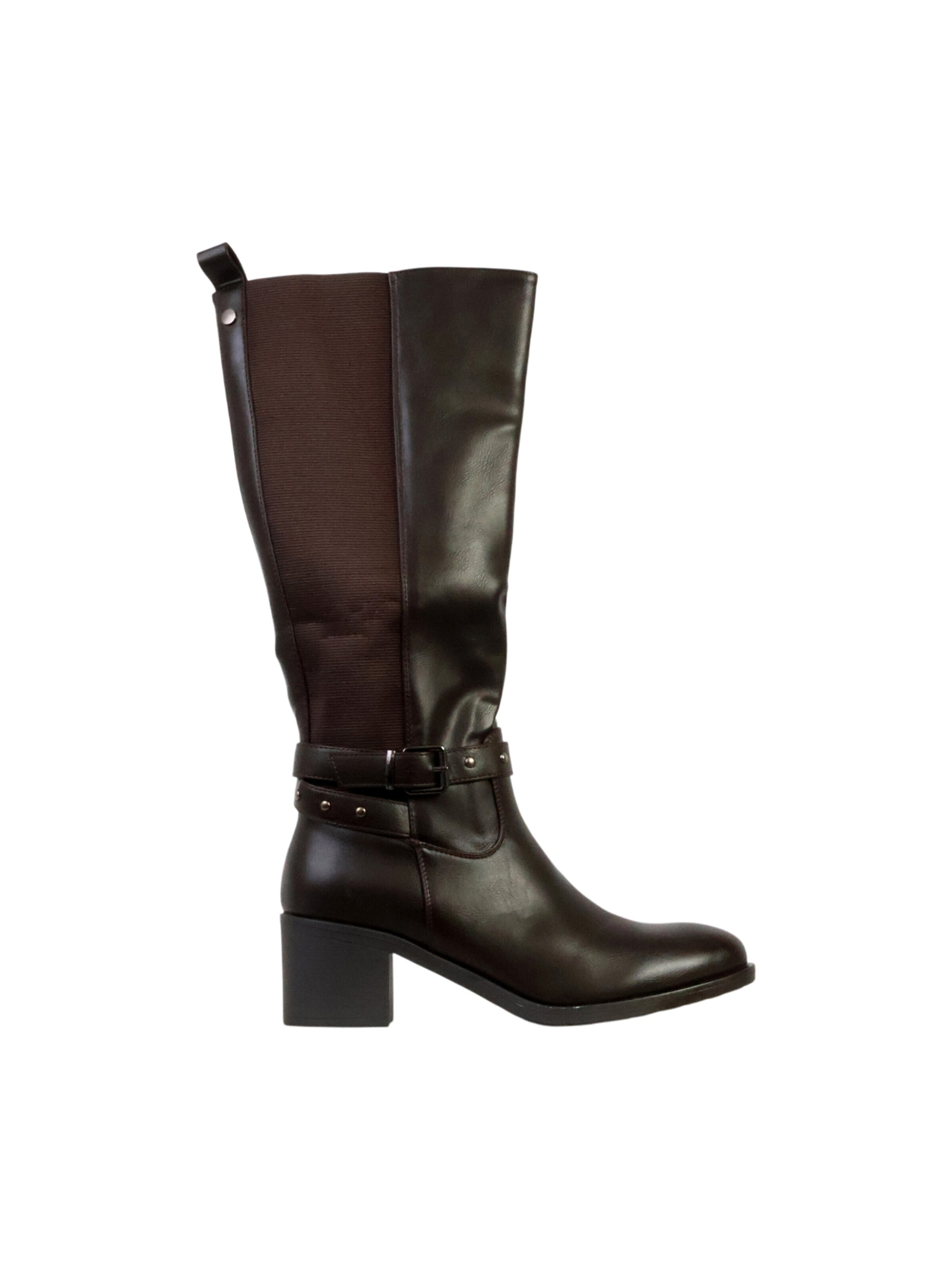 Super Mode - Botas 'Supermodische Stiefel mit Reißverschluss' en marrón