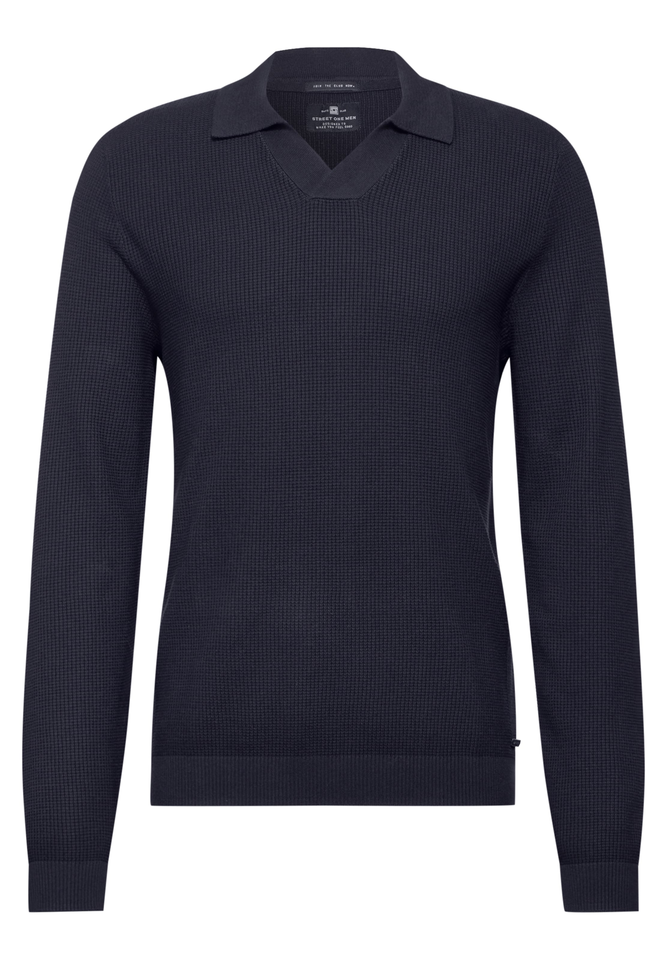 Street One MEN Sweater in Blue: front