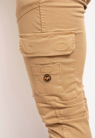 The Jokers Wide leg Cargo Pants in Brown