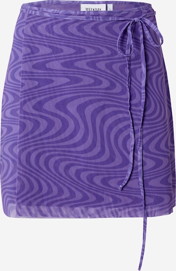 WEEKDAY Spódnica 'Irena' w kolorze pastelowy fiolet / ciemnofioletowym, Podgląd produktu