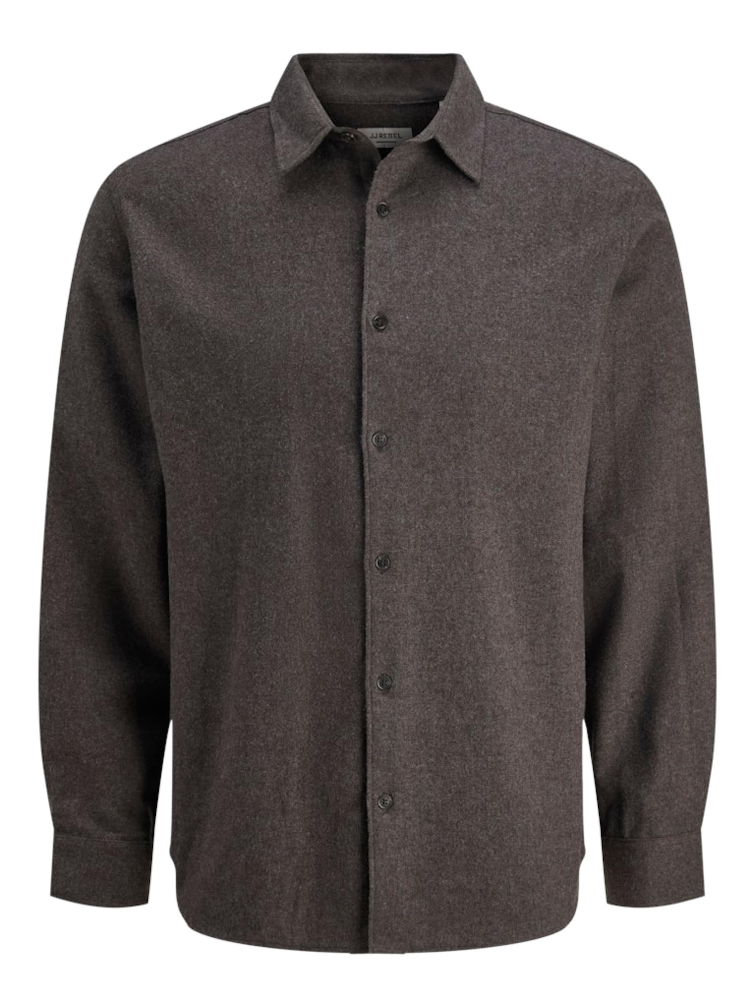 JJ Rebel Средняя посадка Рубашка 'JREBIKE' в Коричневый: спереди