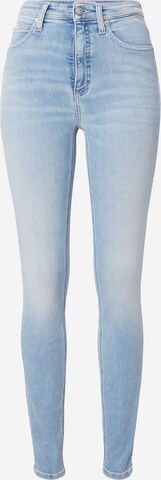 Skinny Jean 'HIGH RISE SKINNY' Calvin Klein Jeans en bleu : devant