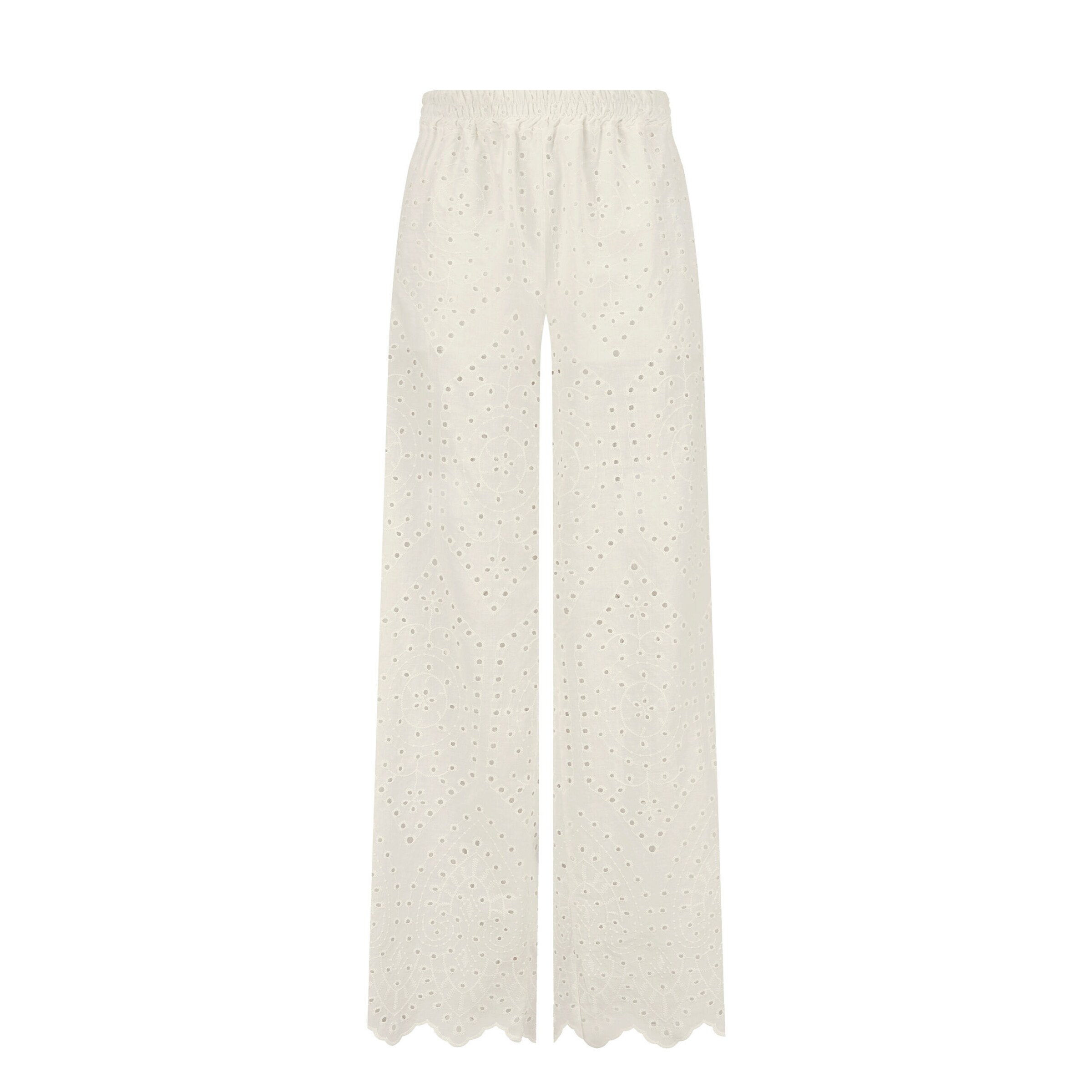 Loosefit Pantalon Nicowa en blanc : devant