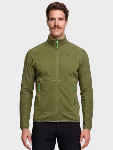 Schöffel Funktionele fleece-jas in Groen: voorkant