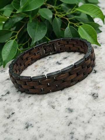 Holzwerk Bracelet 'FEDERSEE' in Brown