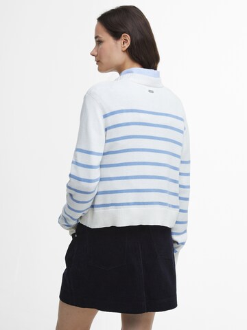 Barbour - Pullover 'Emery' em branco