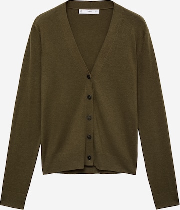 Geacă tricotată 'Luccav' de la MANGO pe verde: față