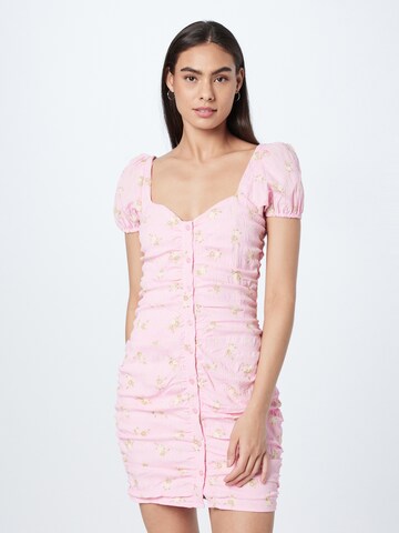 Abito camicia di NLY by Nelly in rosa: frontale