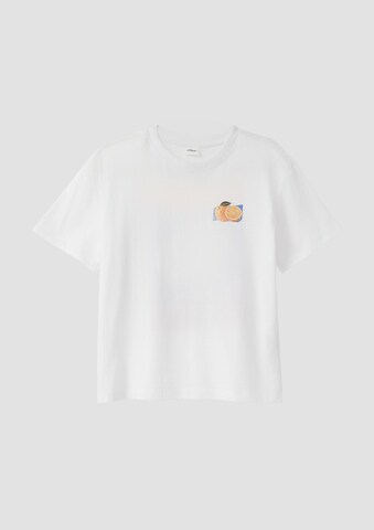T-Shirt s.Oliver en blanc