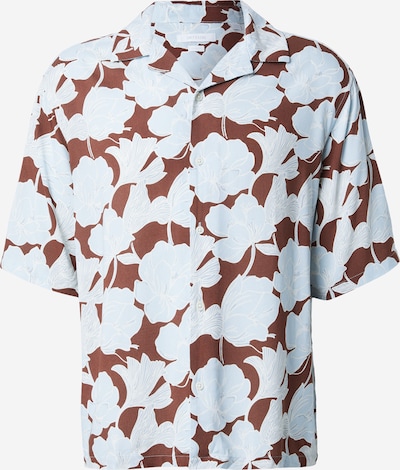 Only & Sons Camisa 'ONSELI' em S em azul pastel / castanho / offwhite, Vista do artigo