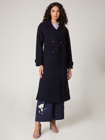Guido Maria Kretschmer Women Ανοιξιάτικο και φθινοπωρινό παλτό 'Kimberly' σε μπλε: μπροστά