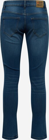 Coupe slim Jean Denim Project en bleu